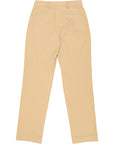 RAEY Womens Slim Leg Organic Cotton Crop Chino in Beige