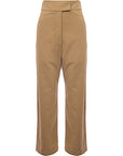 RAEY Womens Velcro Trousers in Beige