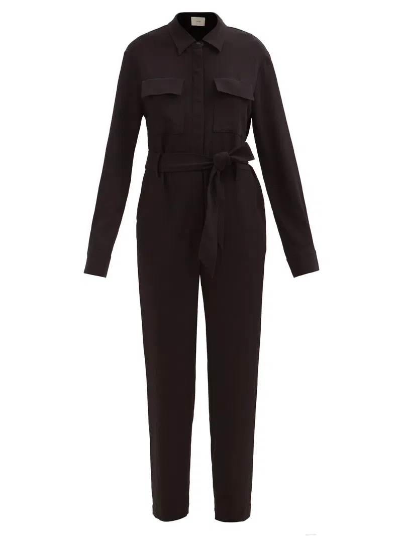 Womens Asceno All In Ones Long In Black