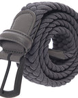 Andersons Mens Braided Weave Belt W Rubberised Buckle in Grey