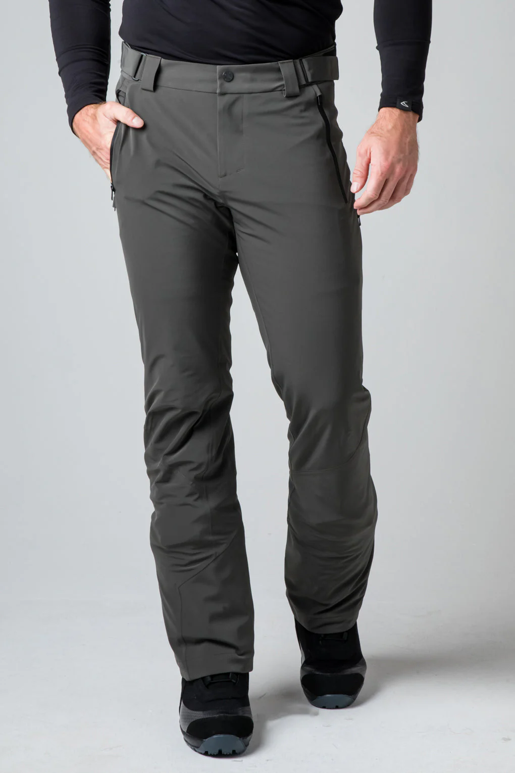 Mens Capranea Technical Trousers In Black Green