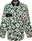 Marni X Carhartt Mens Cotton Woven Floral Print Worker Jacket in Multicoloured