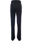 RAEY Womens Recycled Blend Uniform Tapered Trousers in Navy