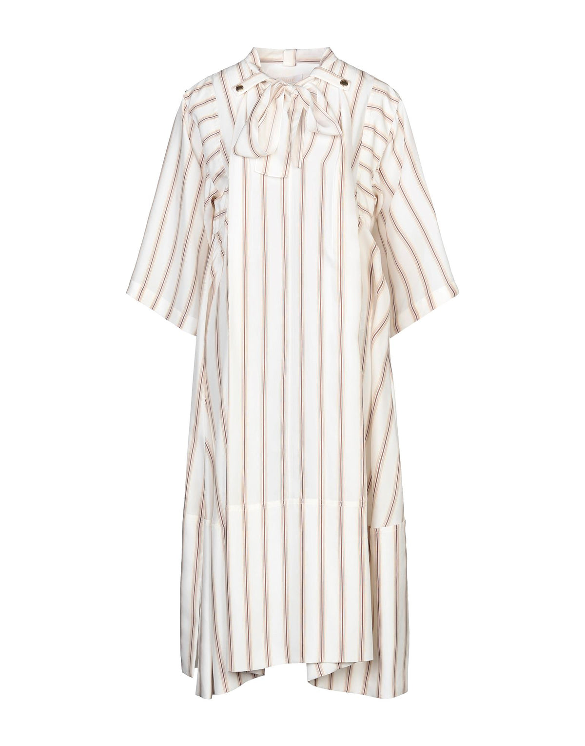 Chloé Women's Satin Logo Midi Dress