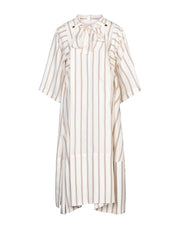 Chloé Women's Satin Logo Midi Dress