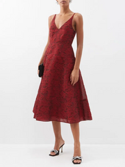 Womens Erdem Occasion Dress In Red