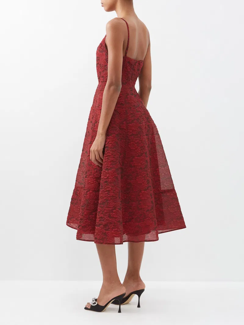 Womens Erdem Occasion Dress In Red
