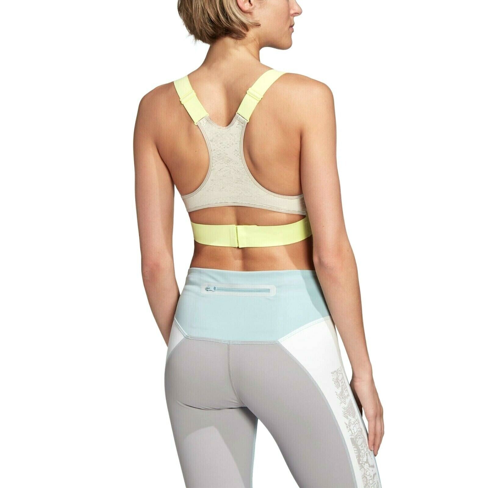 Adidas By Stella McCartney Womens Stronger For It Sports Bra in Yellow