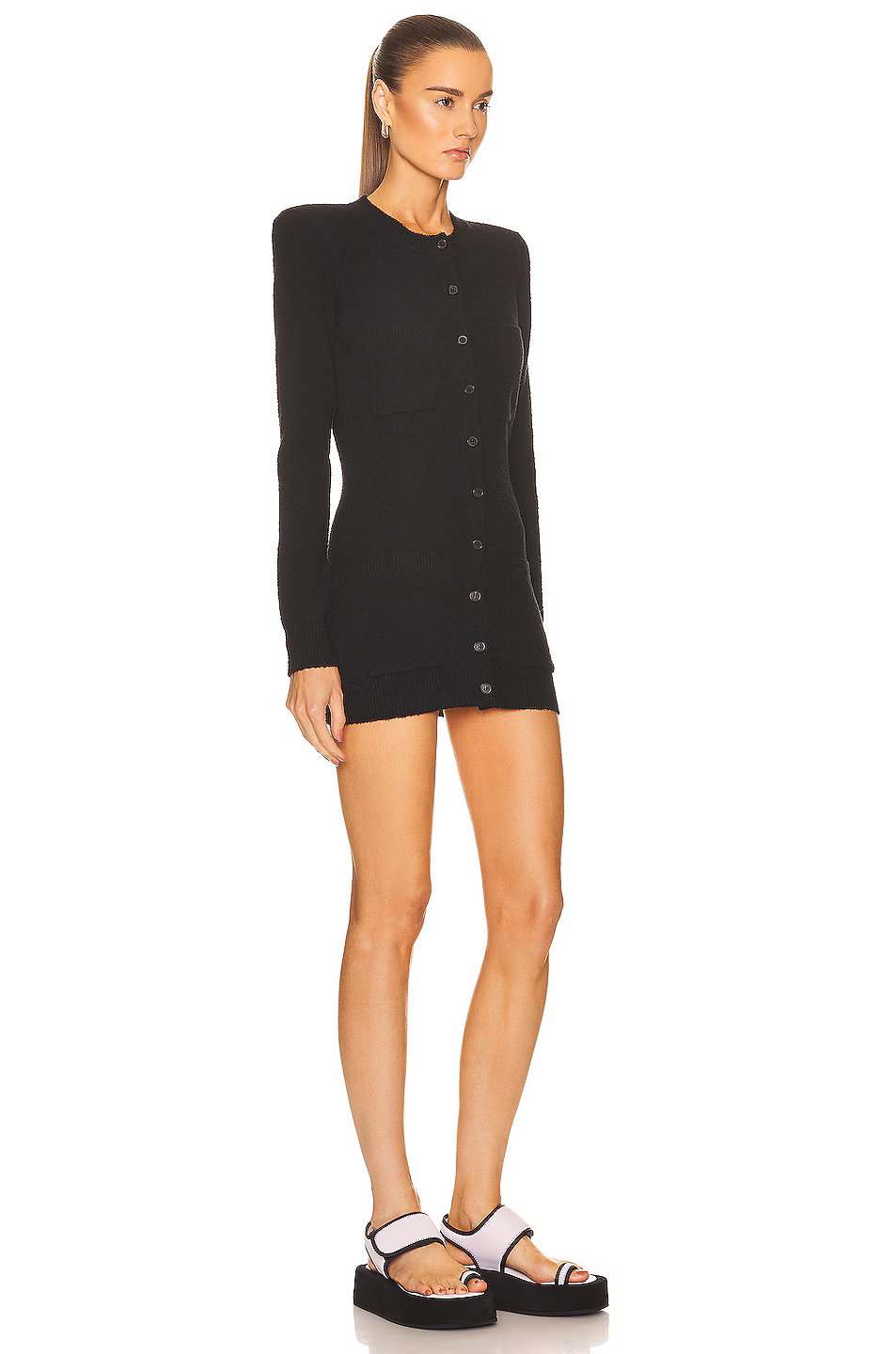 Womens Wardrobe.Nyc Light Cardigans In Black