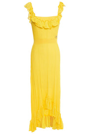 Just Cavalli Women's Midi Dress in Yellow