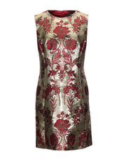 Dolce&Gabbana Women's Crew Neck Floral Mini Dress