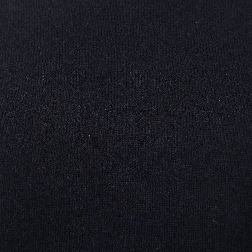 RAEY Womens Journo Recycled Cashmere Roll Neck Jumper in Navy