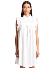 Mm6 Maison Margiela Women's Midi Dress in White