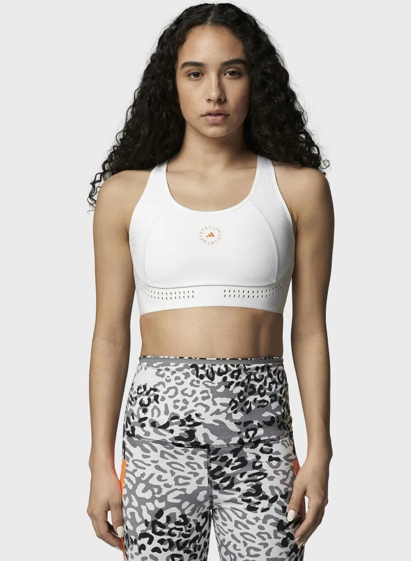 Adidas By Stella McCartney Truepurpose Medium Support Sports Bra in White