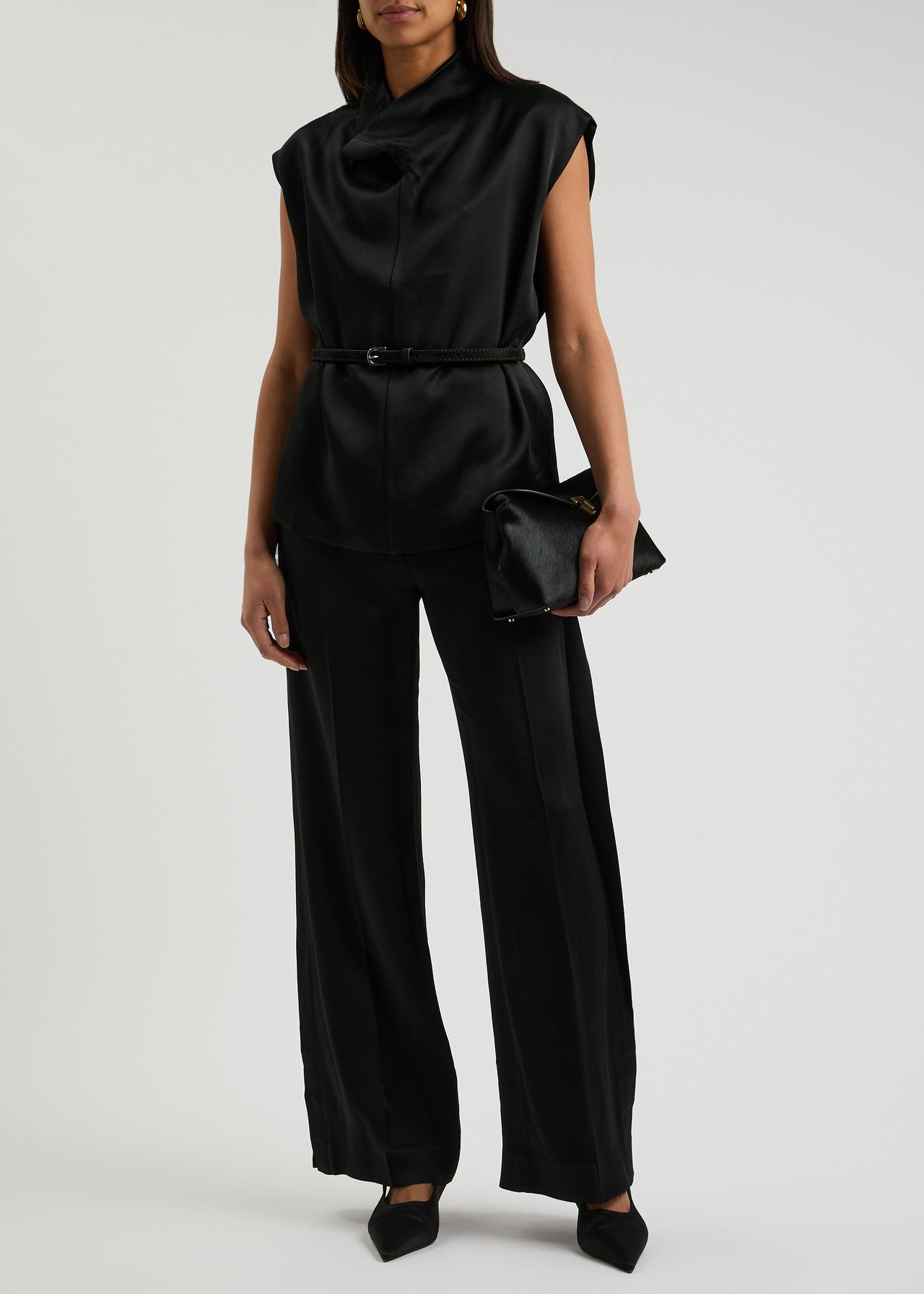 Womens Toteme Evening Tops In Black