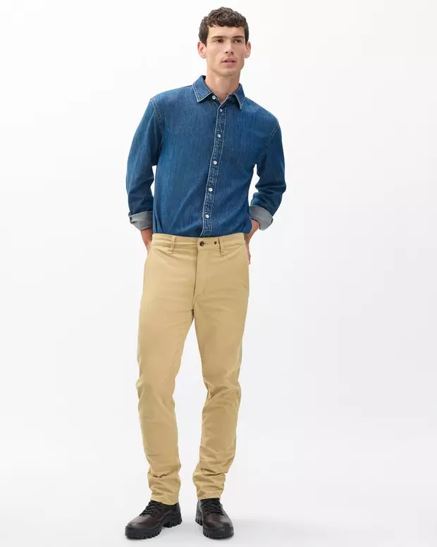 Mens Rag & Bone Chinos In Beige