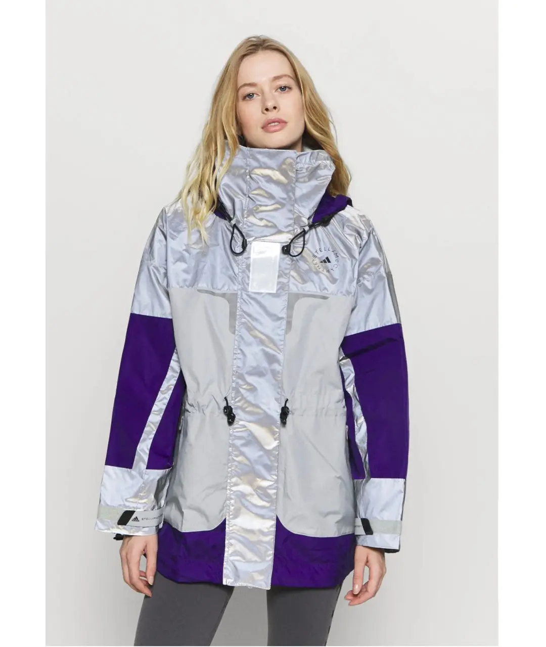 Adidas By Stella McCartney Womens Grey & Purple Jacket