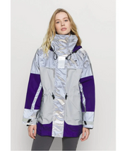 Adidas By Stella McCartney Womens Grey & Purple Jacket