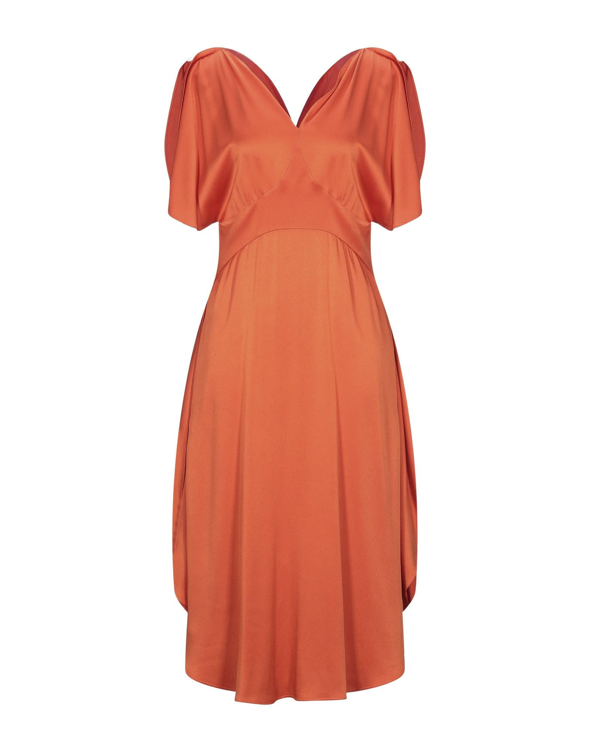 Stella McCartney Women's V-Neck Flared Midi Dress