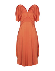 Stella McCartney Women's V-Neck Flared Midi Dress