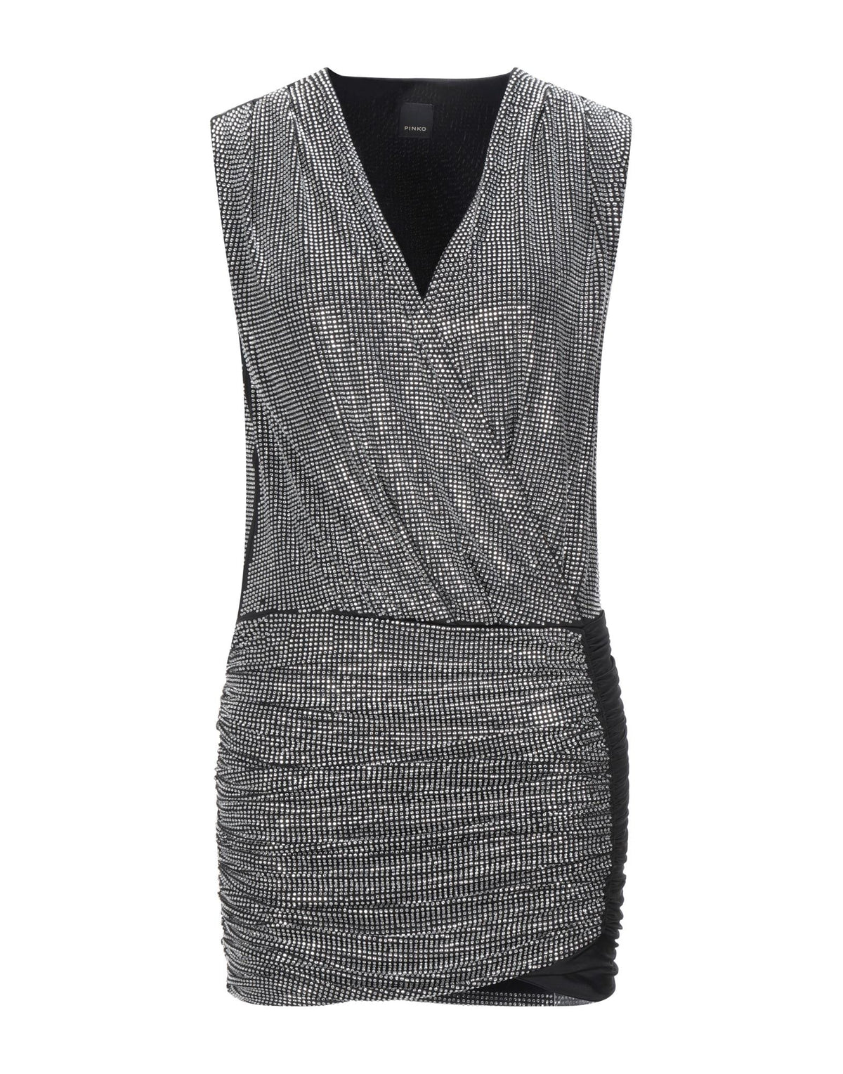 Pinko Women's V-Neck Jersey Mini Dress