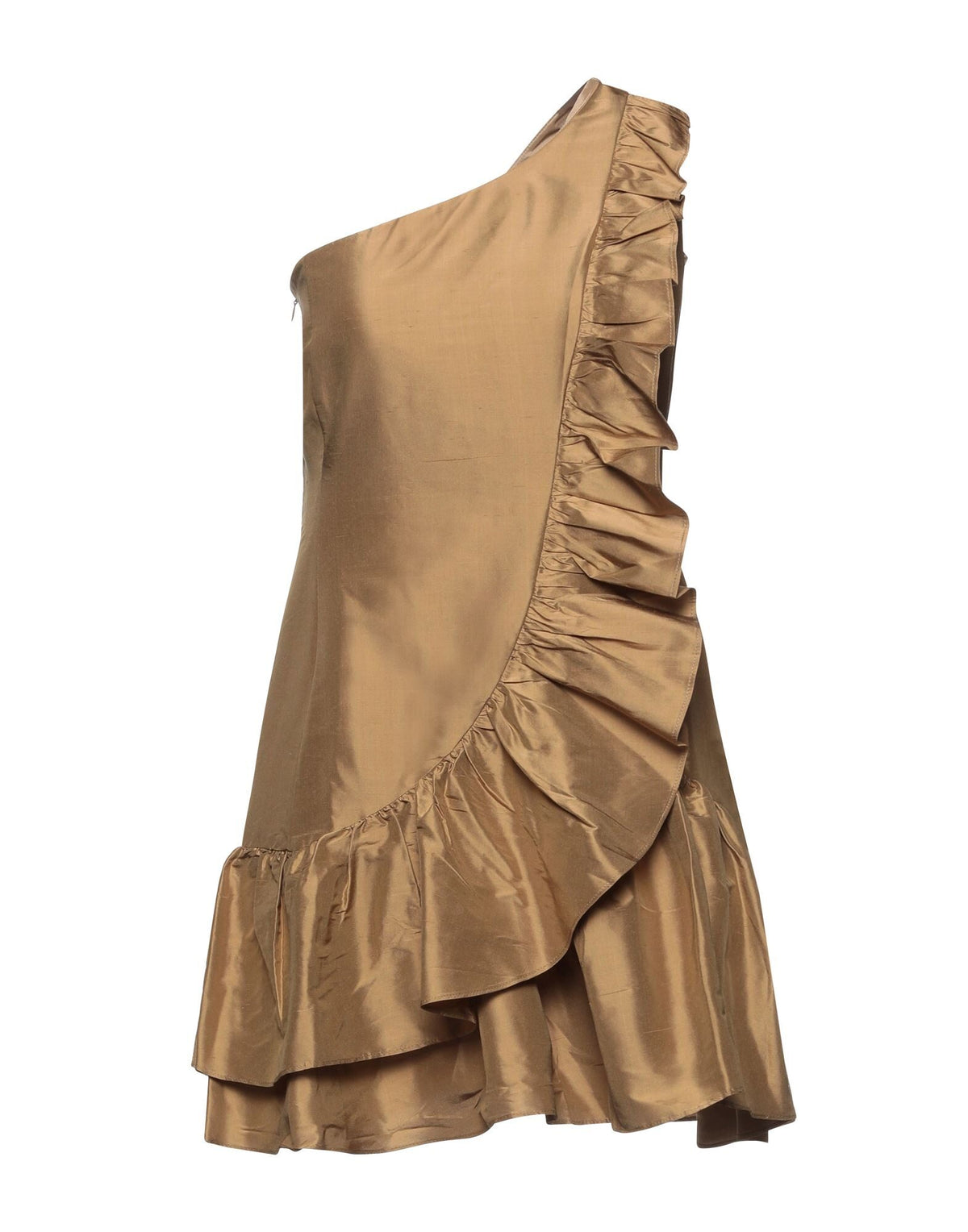 Twinset Women's One-Shoulder Ruffle Mini Dress