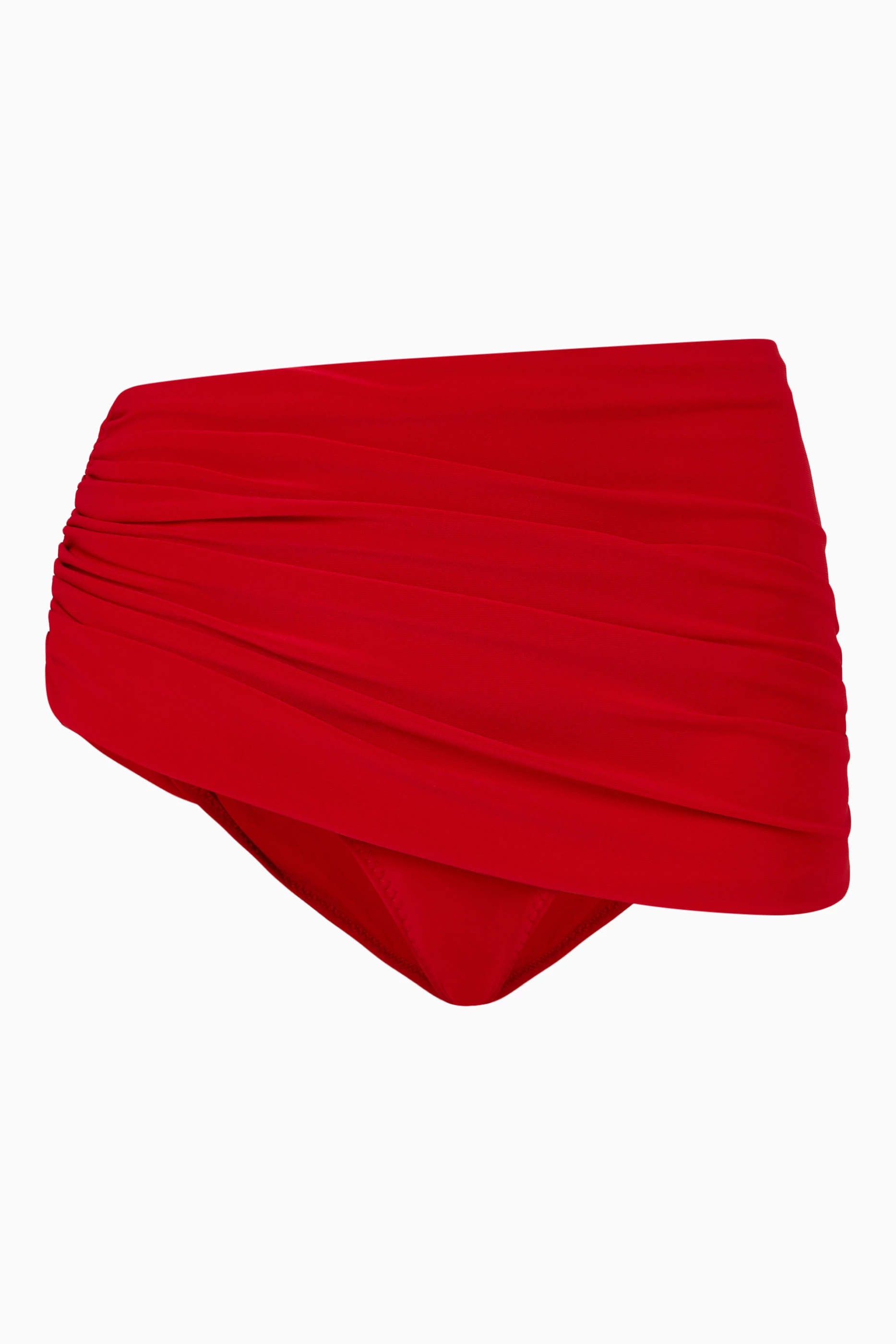 Womens Norma Kamali Bikini Bottoms In Dark Red