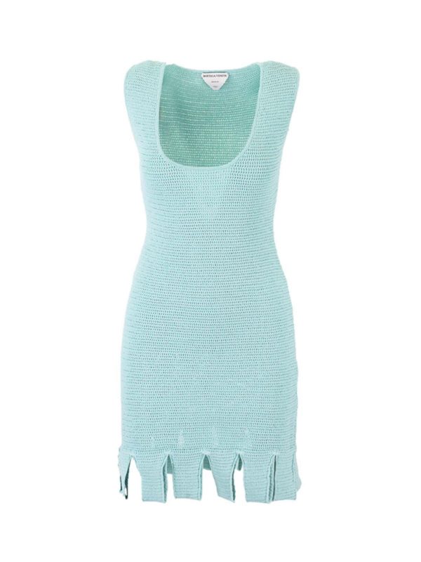 Bottega Veneta Women's Mini Dress in Blue