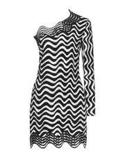 Stella McCartney Women's One-Shoulder Embroidered Mini Dress