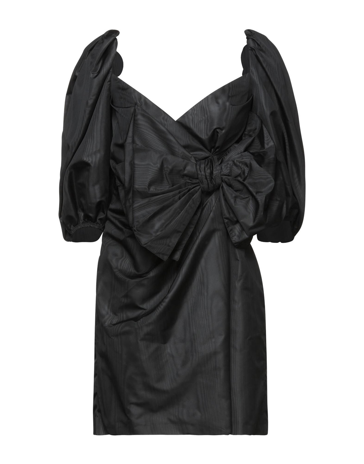 Redvalentino Women's Deep Neck Zip Mini Dress