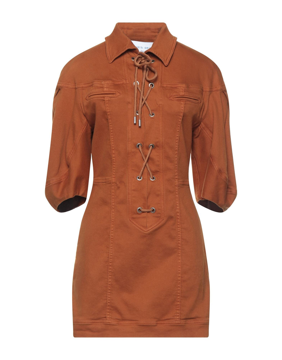 Alberta Ferretti Women's Denim Zip Mini Dress