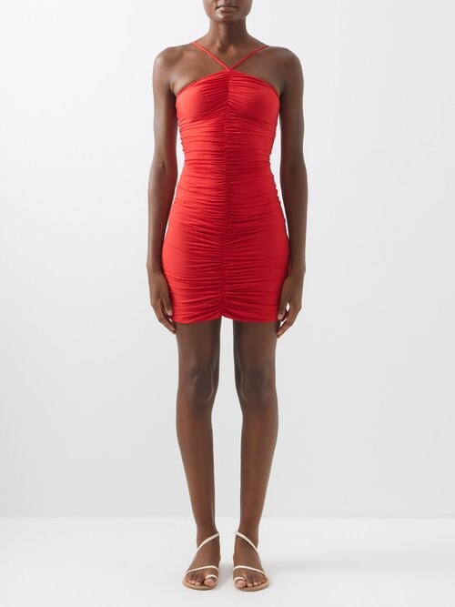 Womens Maygel Coronel Short Sun Dresses In Red