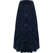 Emilia Wickstead Womens Elta Double Crepe Flared Skirt in Blue