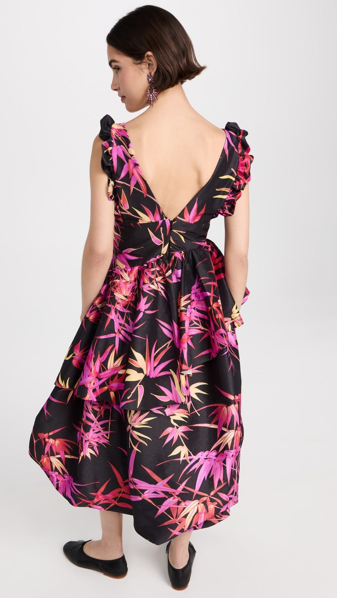 Womens Kika Vargas Occasion Dress In Black Multi