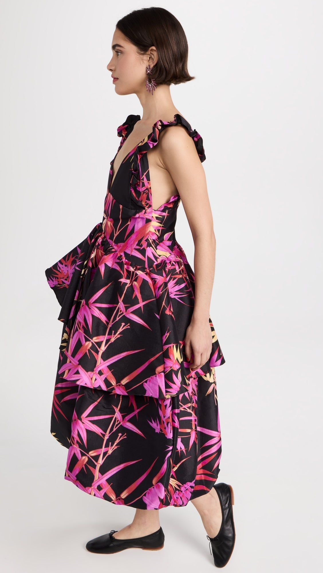 Womens Kika Vargas Occasion Dress In Black Multi