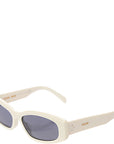 Celine Mens D Frame Acetate Sunglasses in Ivory Multi