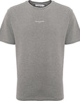 Maison Kitsune Mens Maison Kitsune Embroidered Relaxed T Shirt in Grey