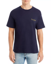 Mens Rag & Bone Printed T Shirt In Navy