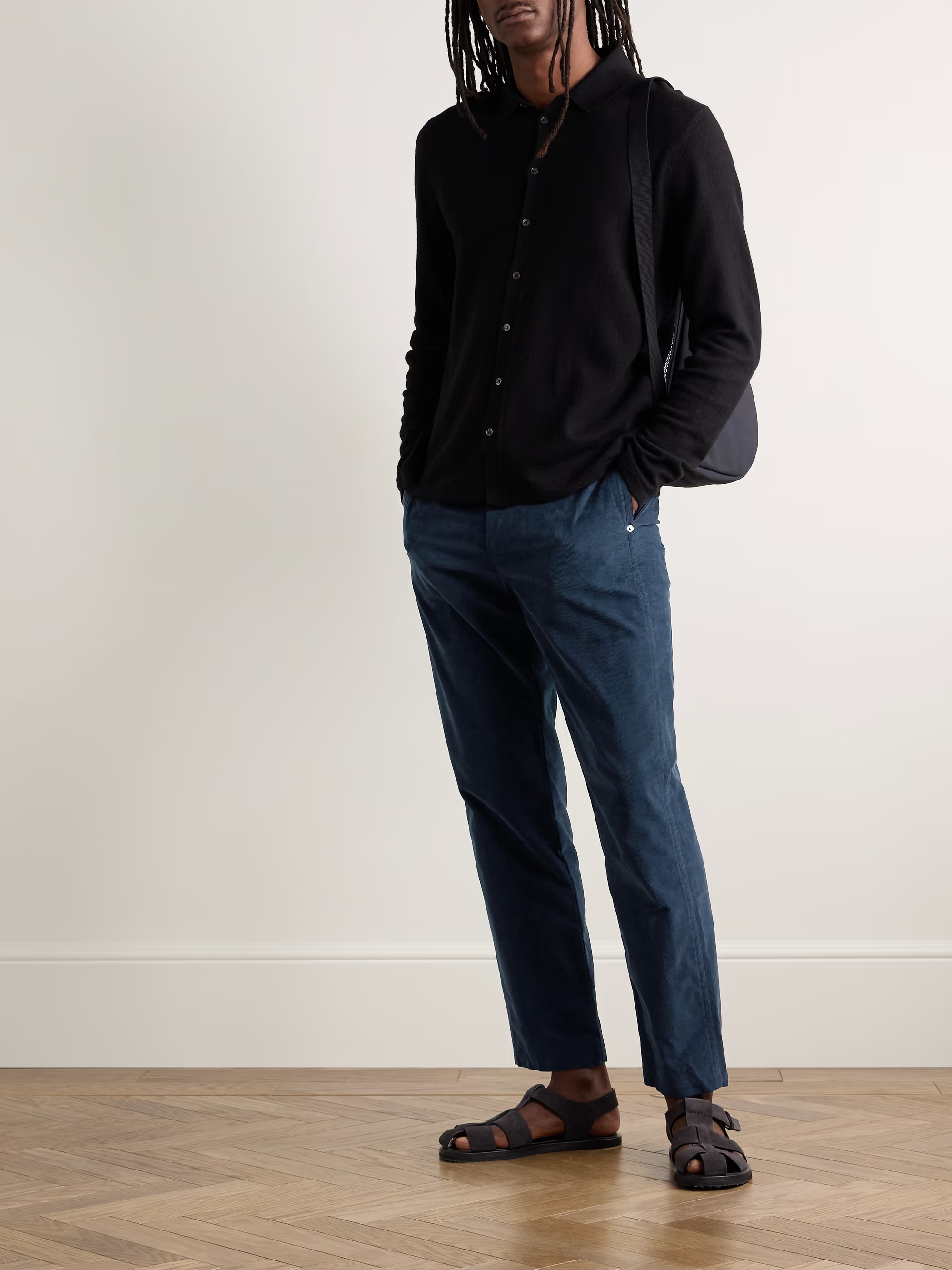 Mens Gabriela Hearst Cords In Dark Navy