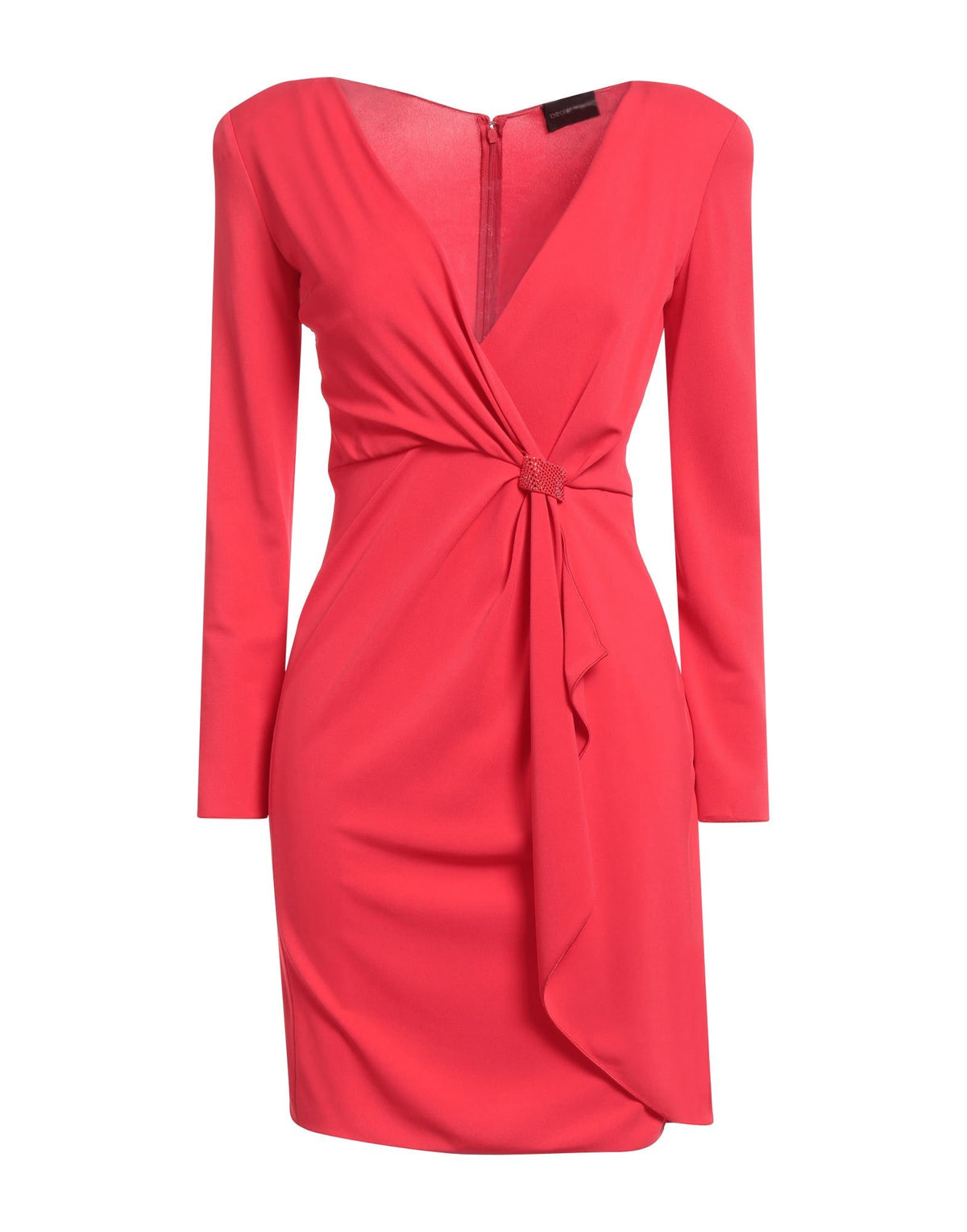 Emporio Armani Women's Deep Neck Jersey Mini Dress
