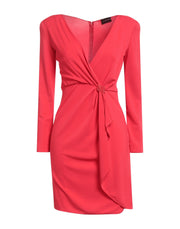 Emporio Armani Women's Deep Neck Jersey Mini Dress