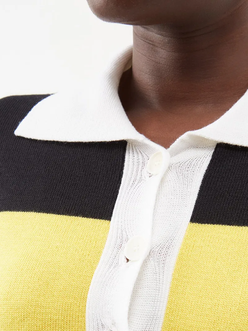 Womens Marques Almeida Long Sleeve T-Shirts In Yellow Black