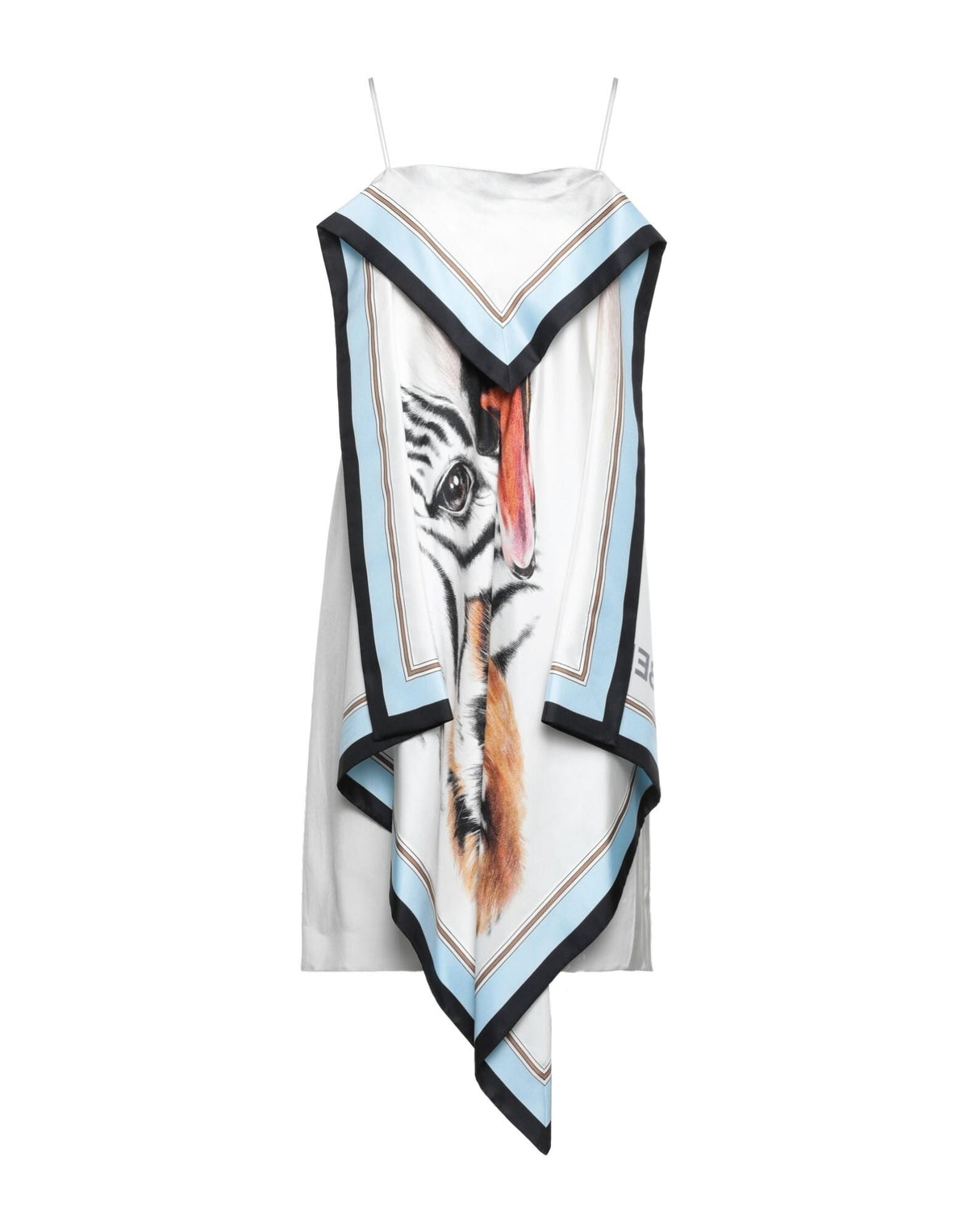 Burberry Women's Satin Logo Mini Dress
