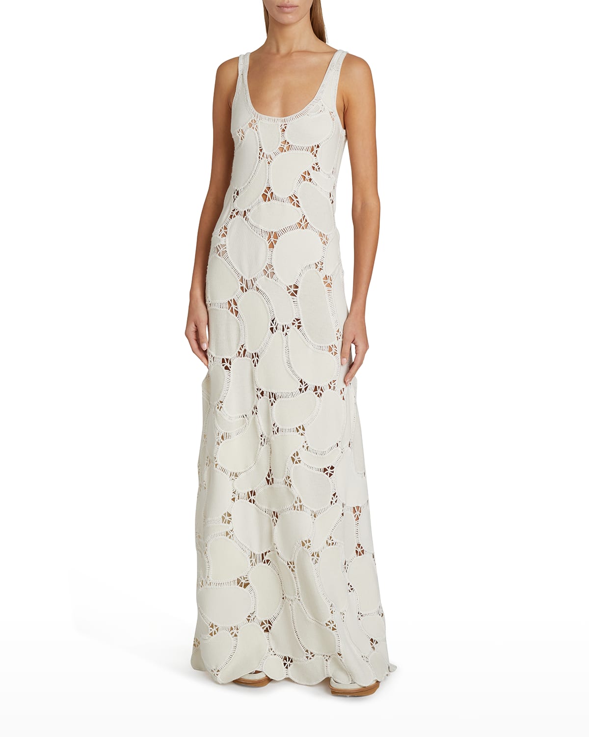 Chloe Women's Maxi Dress in White