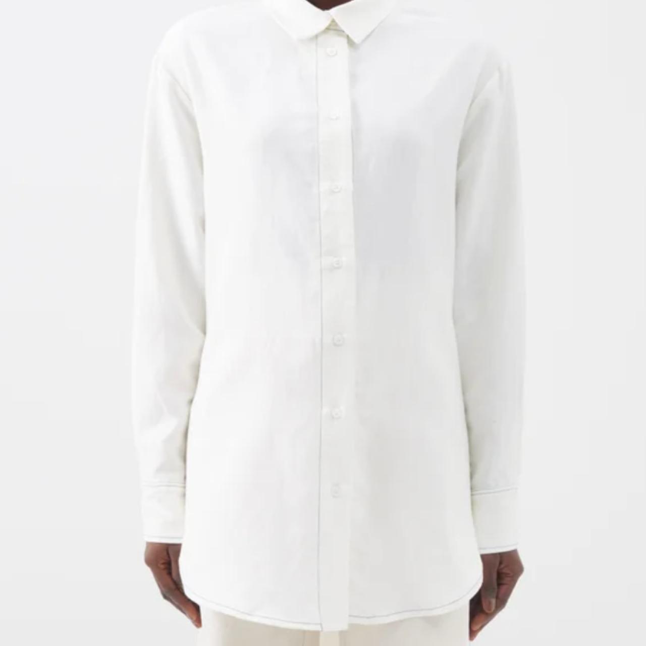 Mens Albus Lumen Long Sleeve Casual In Cream
