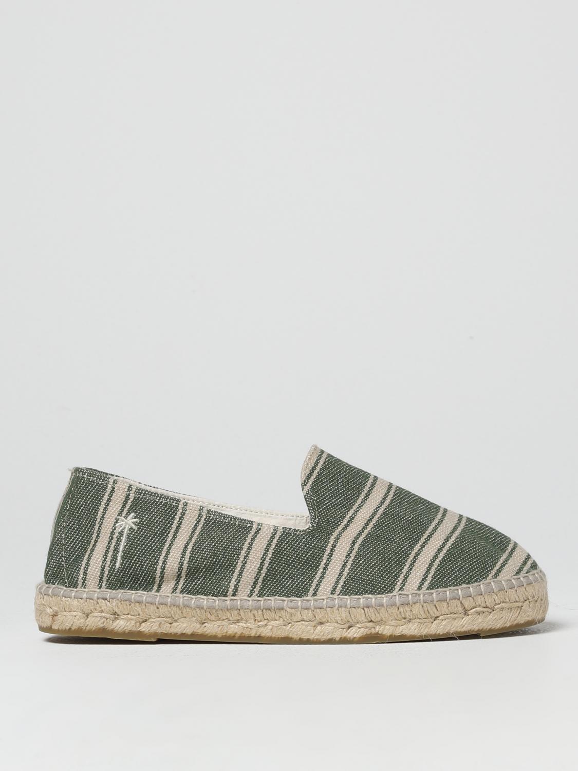 Mens Manebi Espadrilles In Green White