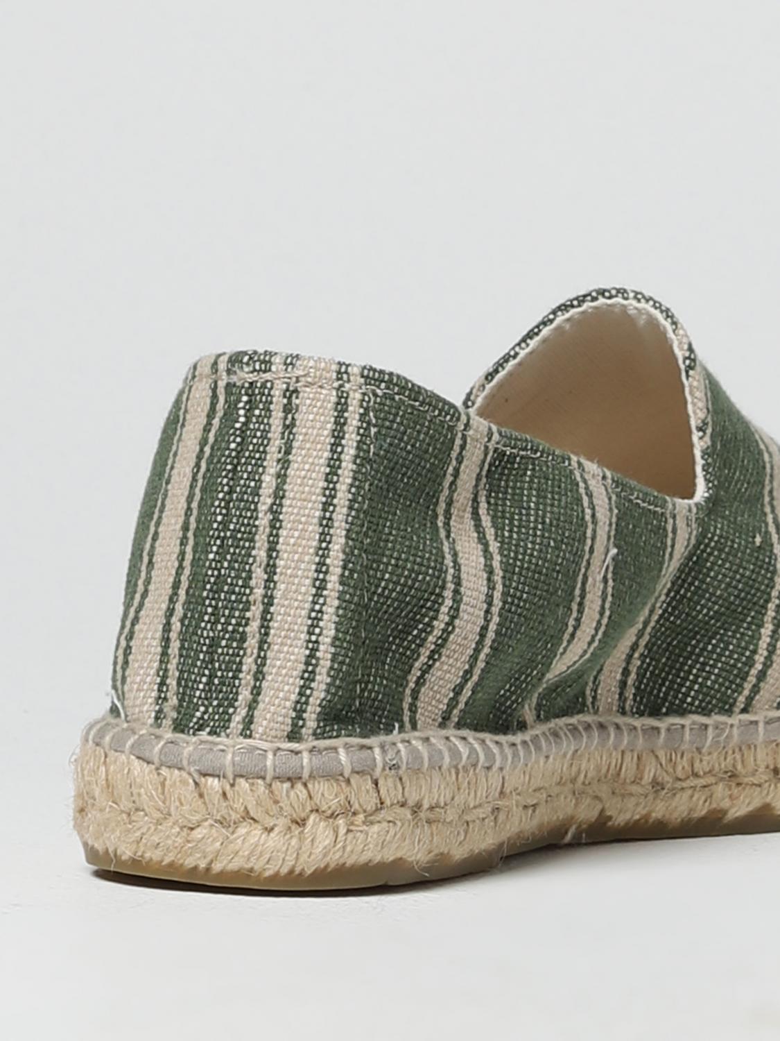 Mens Manebi Espadrilles In Green White