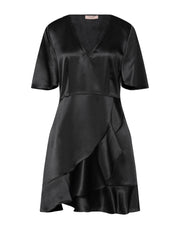 Twinset Women's V-Neck Flared Mini Dress