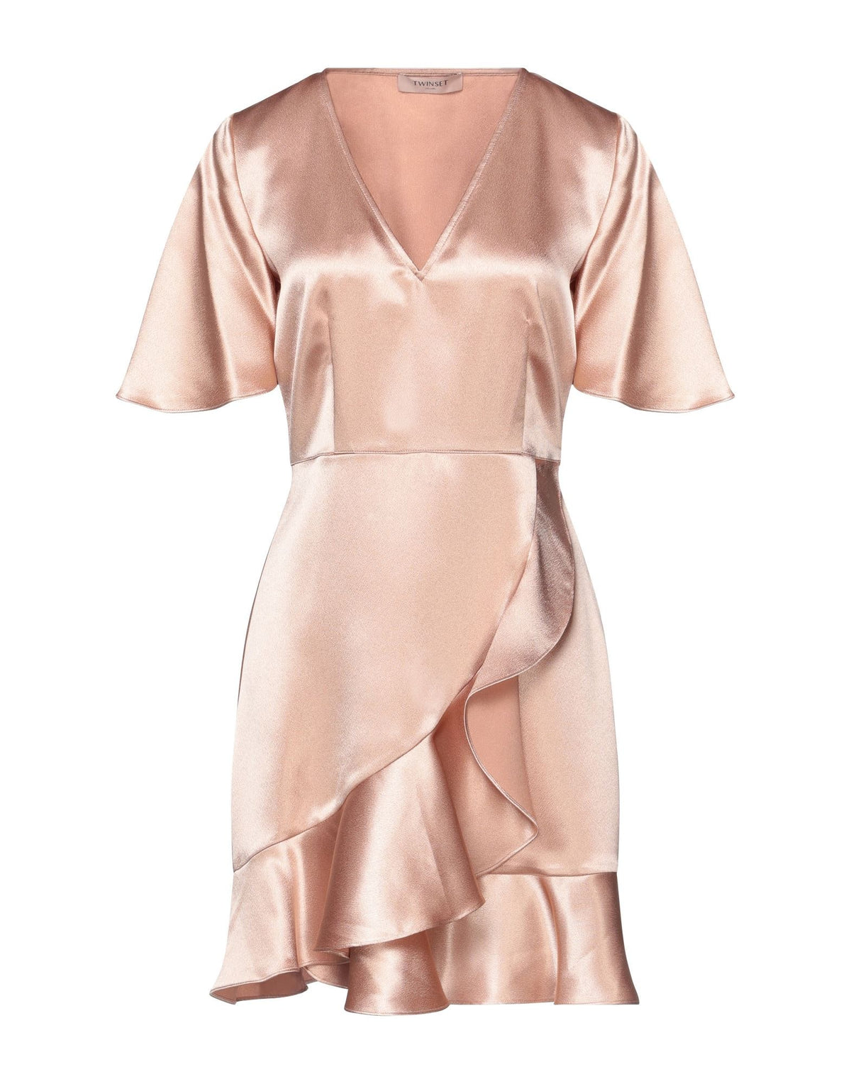 Twinset Women's V-Neck Flared Mini Dress