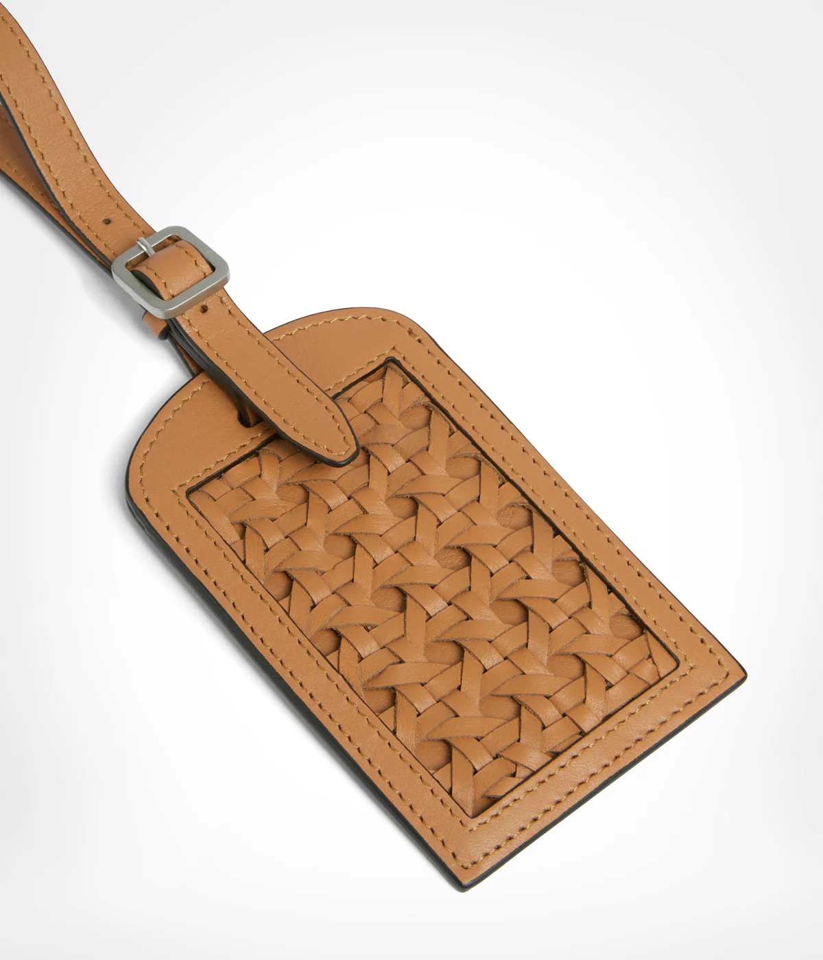 Mens Aviteur Luggage Tag in Tan